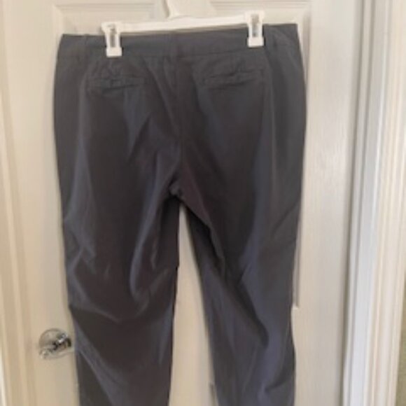 Caslon Heathered Navy Blue Khaki Pants 14P - Picture 3 of 3